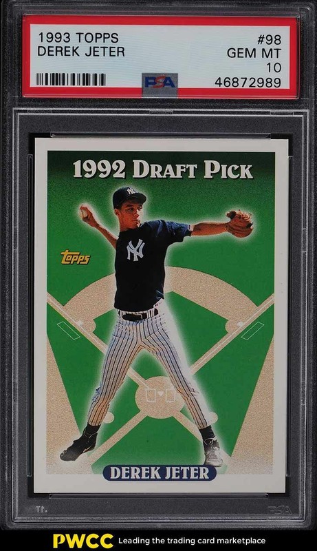 topps 1993 98 derek jeter new york yankees